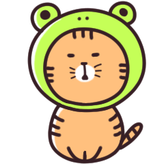 Loosely Tow tabby cats Sticker