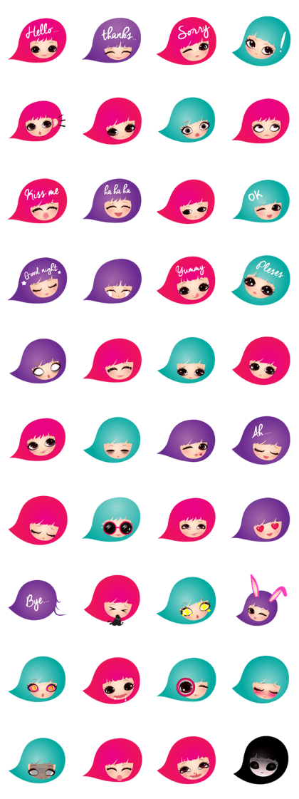 Bubble girls