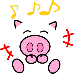 Pig of emoticons