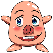 The MOEpig Sticker