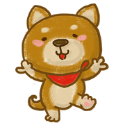 Japanese Shiba inu Wankoromochi