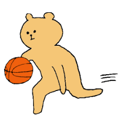 A sporty bear