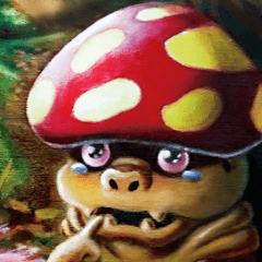 Big 泣いた赤キノコ 油絵本 Line スタンプ Line Store Big 泣いた赤キノコ 油絵本 Line スタンプ Line Store