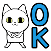 magao cat Sticker