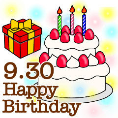 Big happy birthday 9-1-30