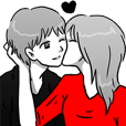 Manga couple in love 2