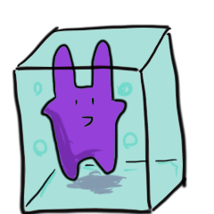 purple rabbit