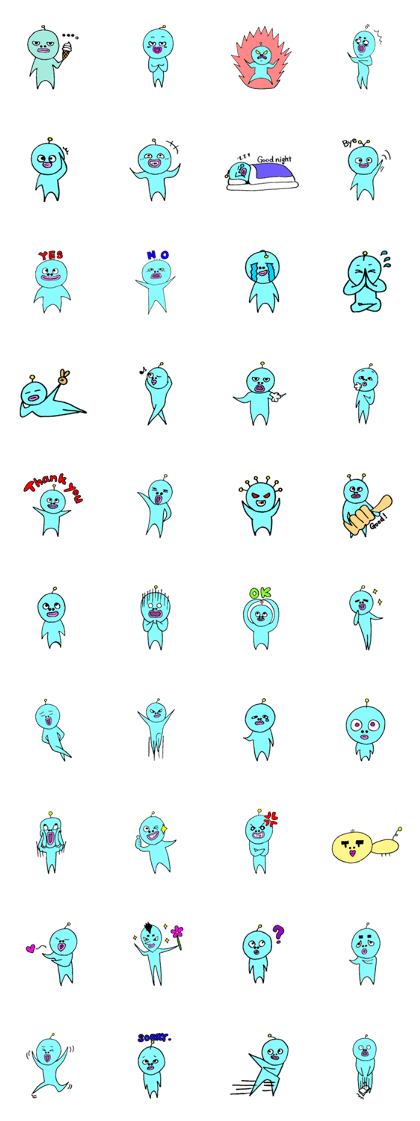 expressive space alien