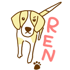 帥氣的小獵犬 "REN"