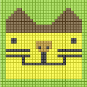 8-bit pixel Castella Cat