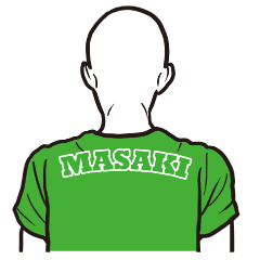 T-shirt bald man MASAKI