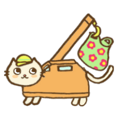 白猫クレーン車 Line スタンプ Line Store 白猫クレーン車 Line スタンプ Line Store