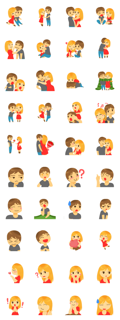 Crazy couple in love