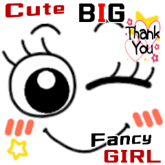 Cute Stylish Fancy GIRL Pop BIG Sticker