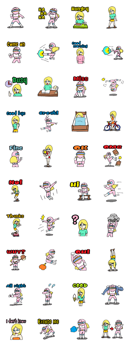 KM37 Pink Woman