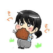 Winding of Chibi-chan and ham-chan
