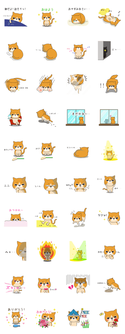 buchaiku cat Sticker