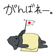 Lazy poodle Ku-chan
