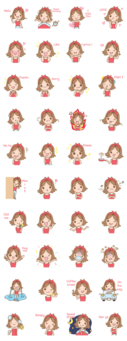 Lily happy Girl (eng)