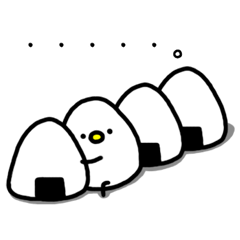 おにぎりが大好きすぎる白いヒヨコ Line スタンプ Line Store
