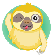 Sloth the colourful.