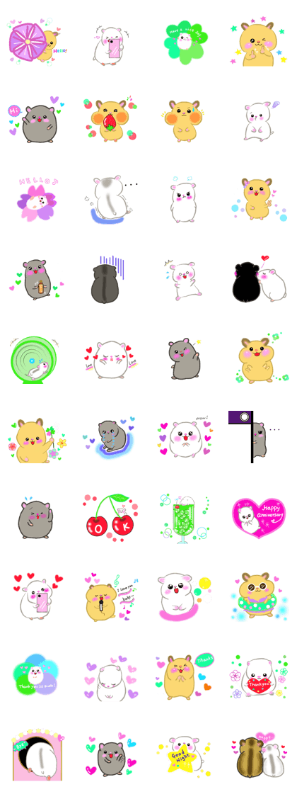 lovey dovey hamster !
