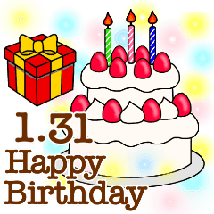 Bigスタンプ 1月1日 31日のお誕生日祝い Line スタンプ Line Store Bigスタンプ 1月1日 31日のお誕生日祝い Line スタンプ Line Store