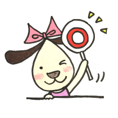 Happy dog SHIZUKU-chan