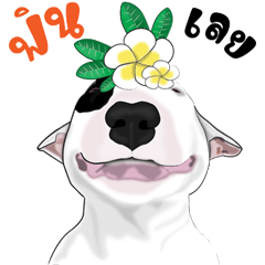 Bull Terrier the mischievous_Big sticker