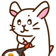 White hamsters
