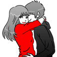 Manga couple in love 3