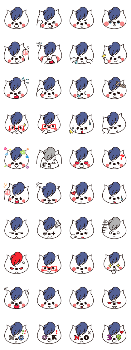 Mohawk hairstyle Cat,MOHITA!!