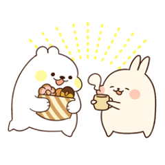 Gluttonous rabbit&Polar Bear