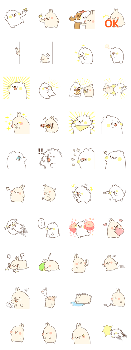 Gluttonous rabbit&Polar Bear
