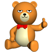 3D teddy bear