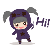 Pretty plum girl