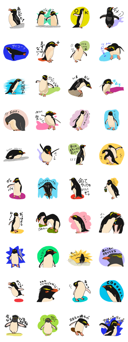 That COOL Guy is Rockhopper penguin!