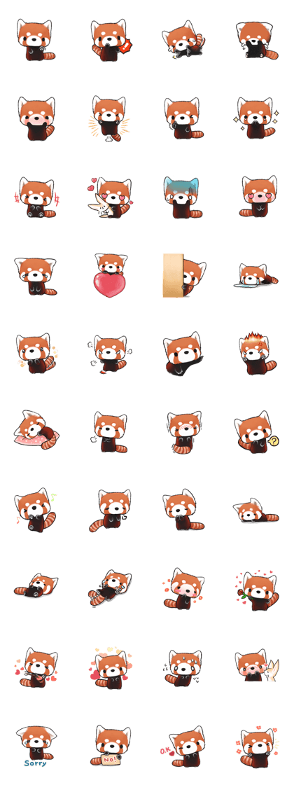 red panda raepang