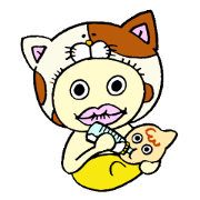 oboushi kaburin~Childcare sticker~