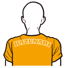 T-shirt bald man KAZUNARI