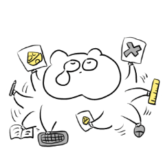 Nopperi Sticker -reply later-