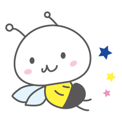 He is a bee.His name is hatchan!