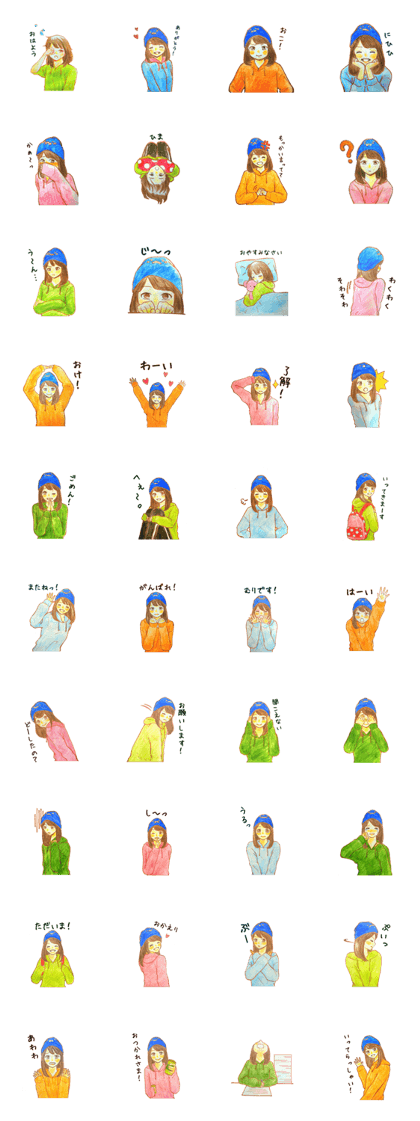 Sayaka-chan sticker