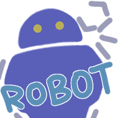 青ロボット