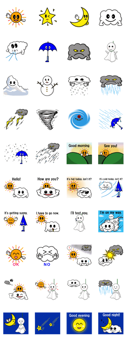 The weather family  - revision -