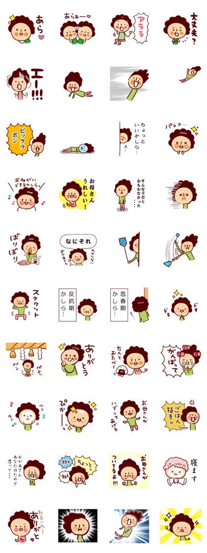 Mother look Sticker