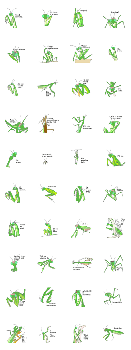 Every day of a mantis.