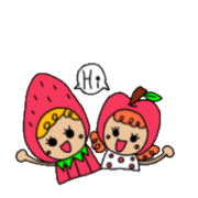 Apple and Strawberry girls
