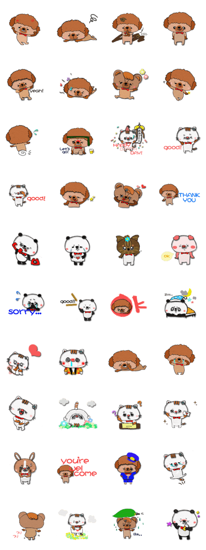 Toy poodle and lovely friends 4