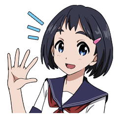 Schoolgirl "Suzu-chan" Sticker